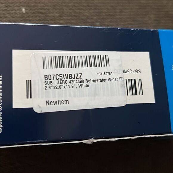 1-Pack SUB-ZERO 9030868 Refrigerator Water Filter - Picture 5 of 9